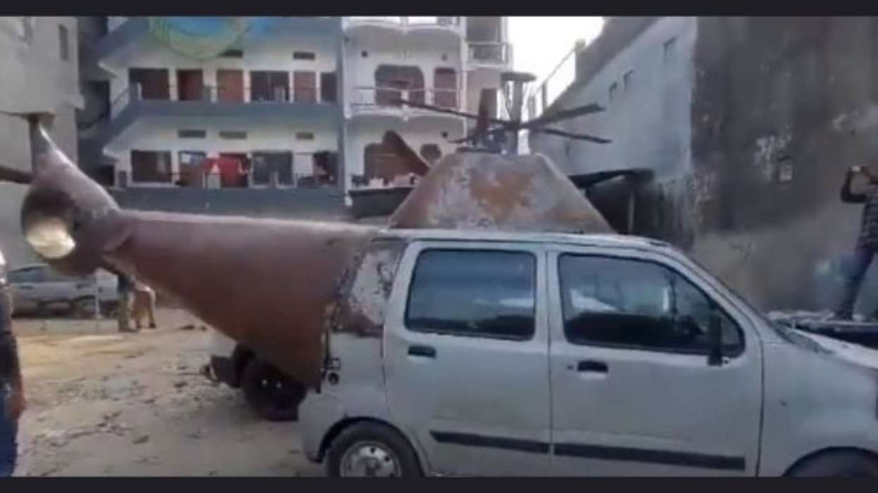 Police step in as Indian brothers transform car into 'helicopter'