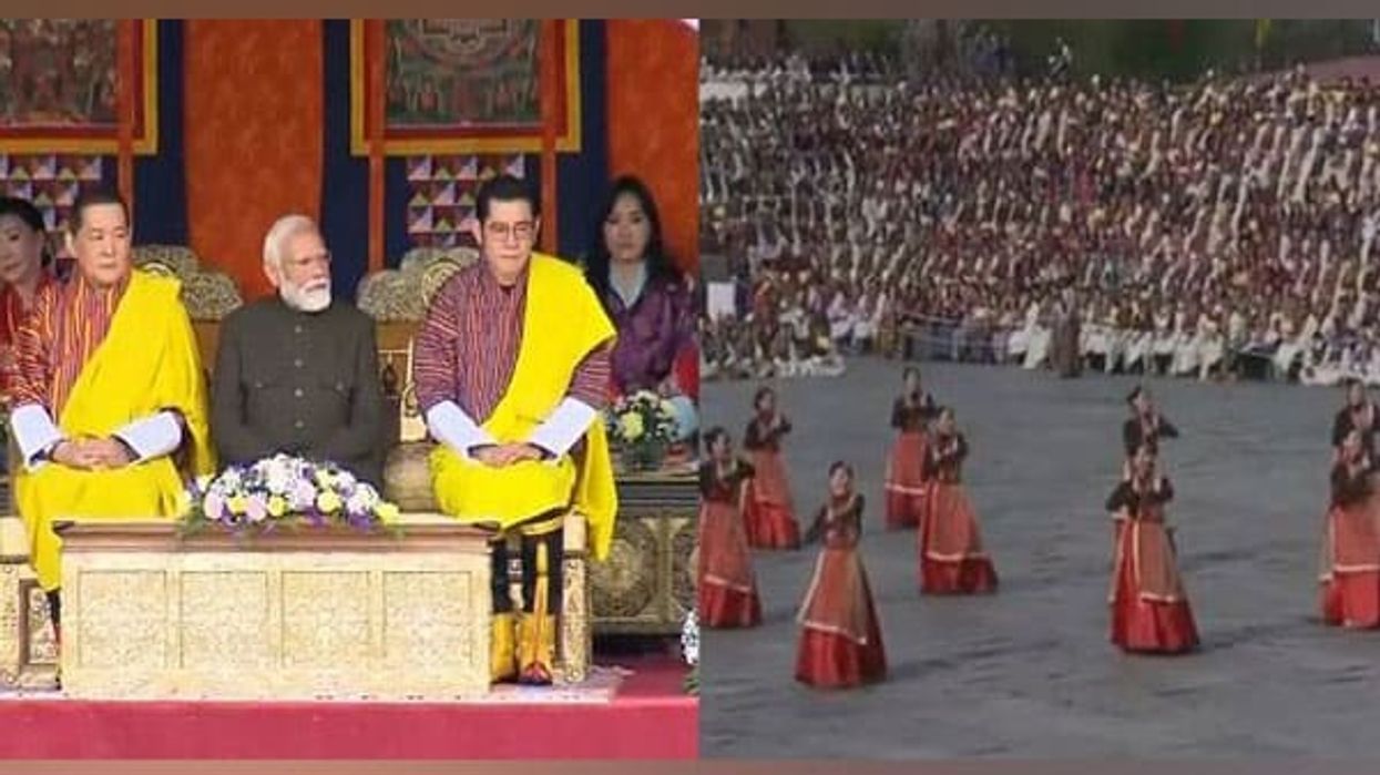 Bhutanese artists perform Hindi songs during Modi's visit