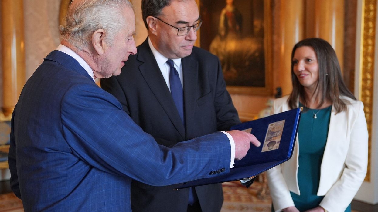 King Charles receives first UK banknotes featuring his portrait