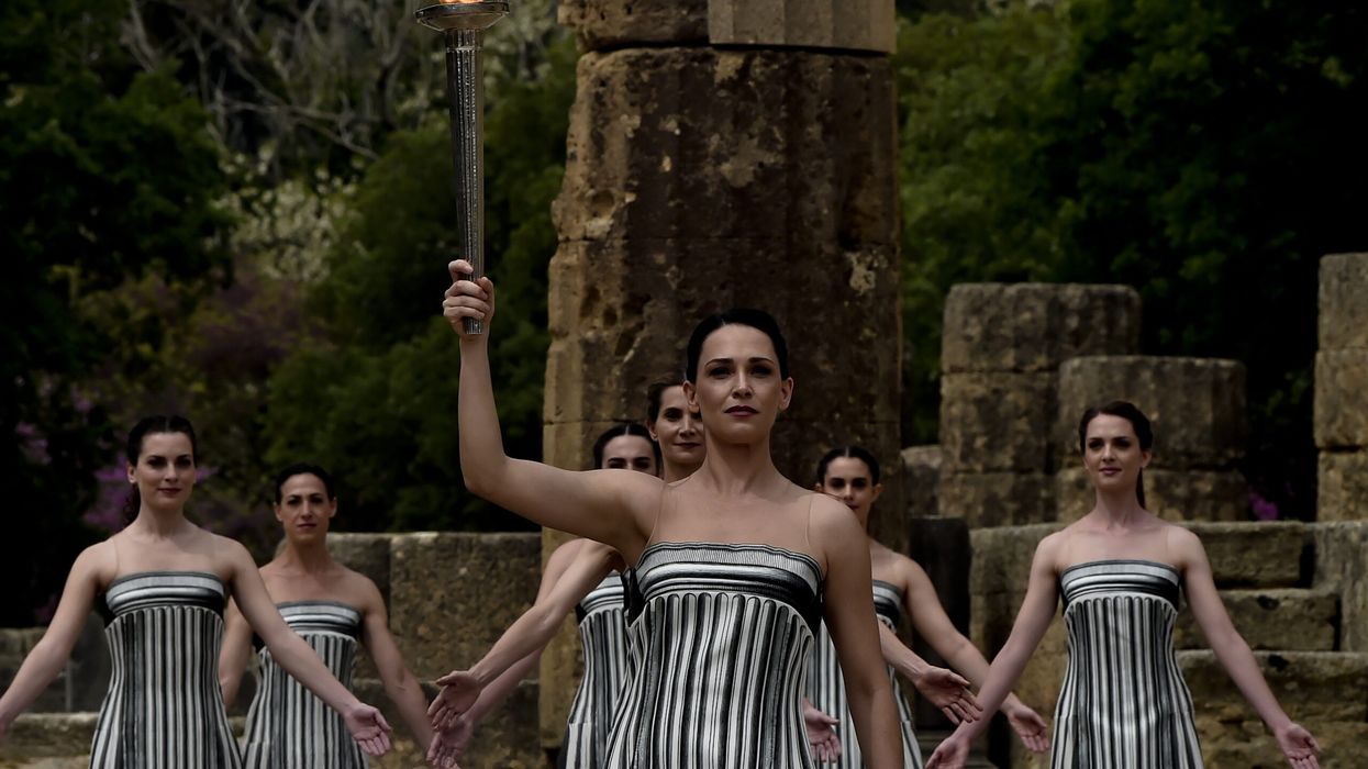 Paris 2024: Olympic torch lit in ancient birthplace of the Games
