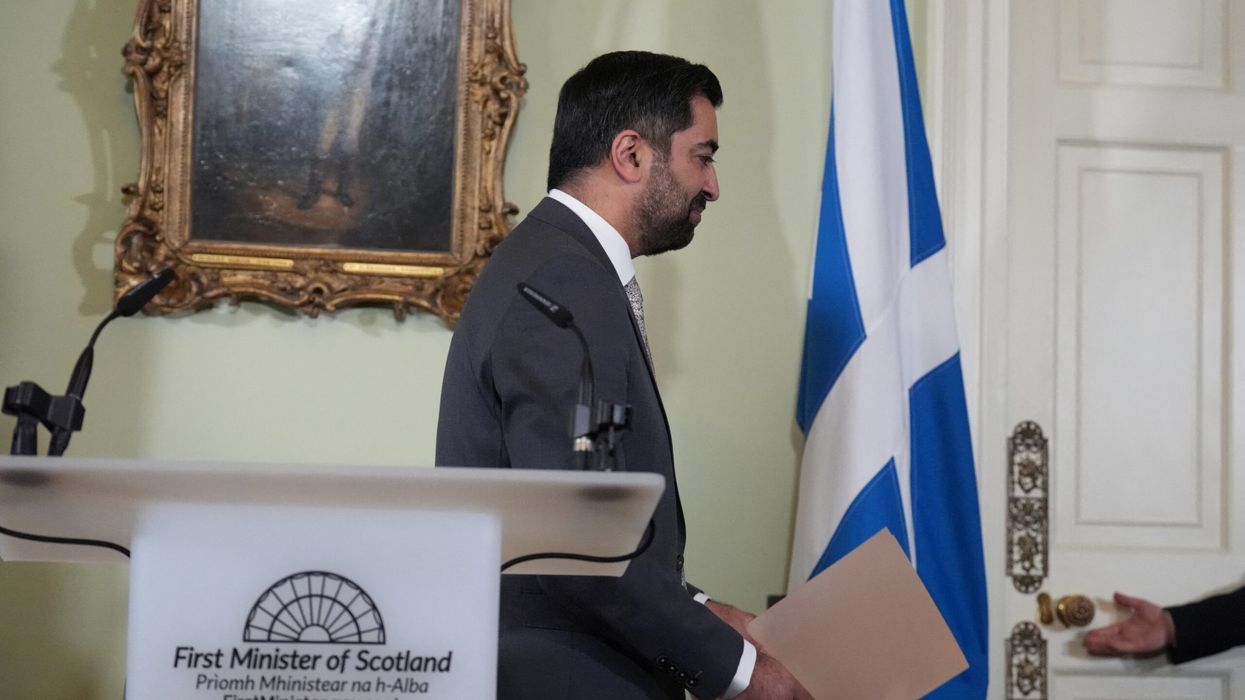 Scotland's first minister Humza Yousaf steps down