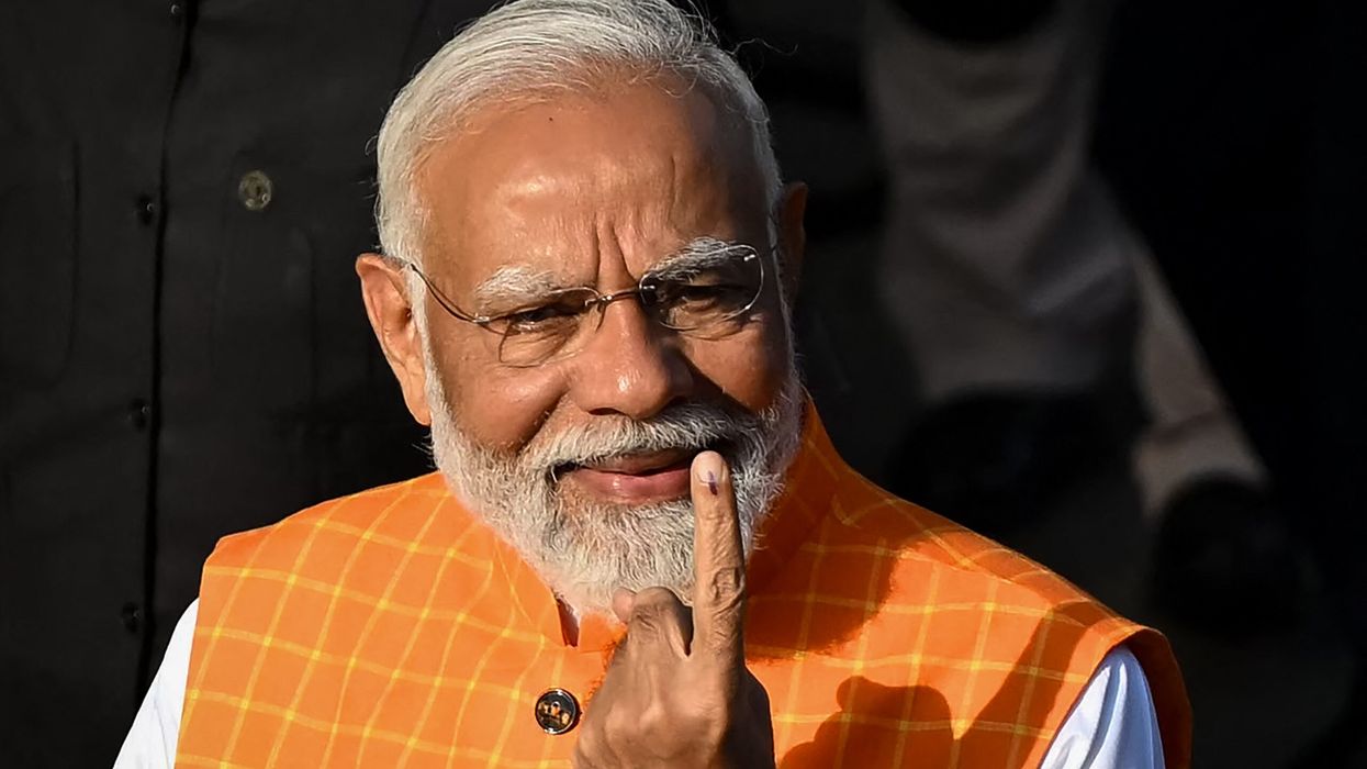 Modi votes as India enters third phase of elections