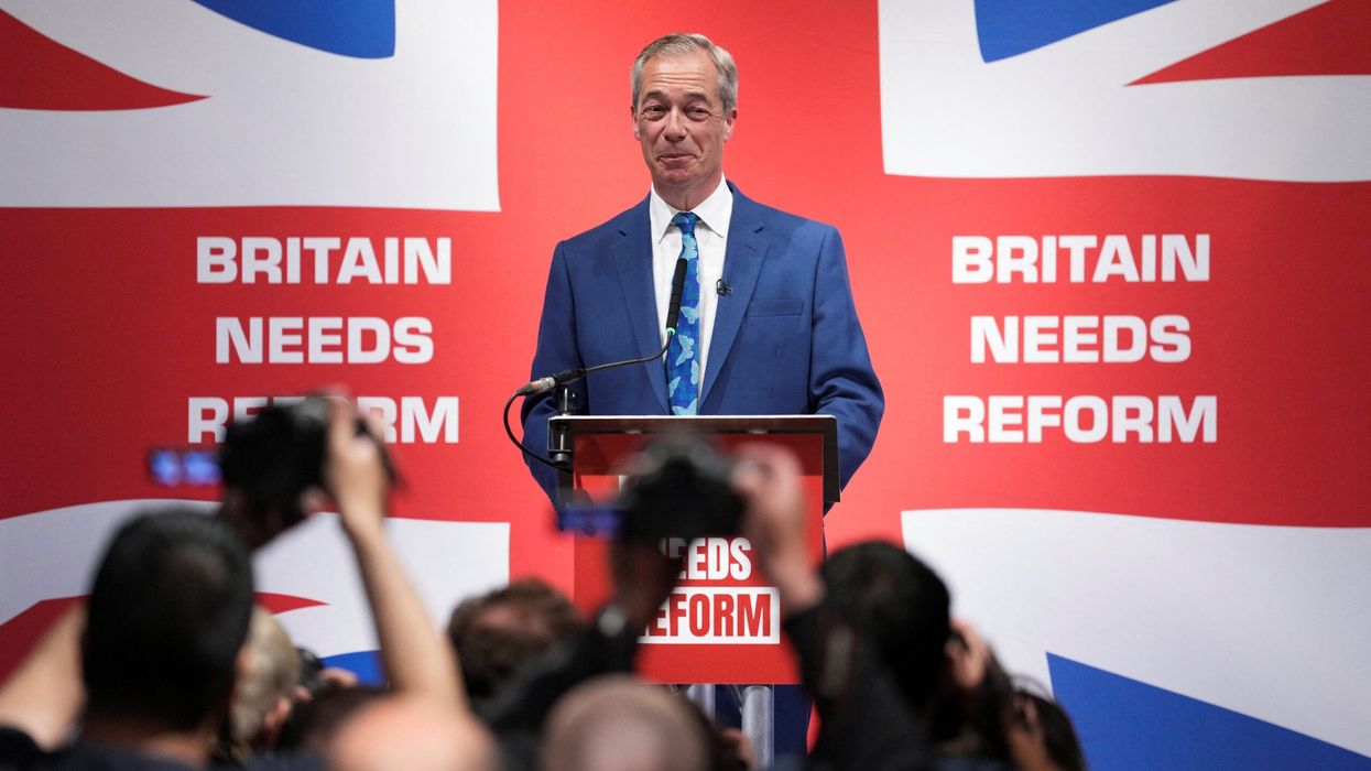 Britain should aim for net zero migration: Farage