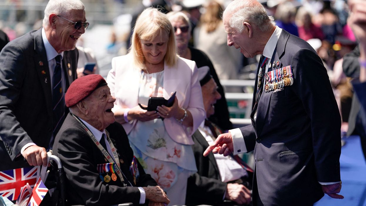 King Charles pays tribute to D-Day heroes