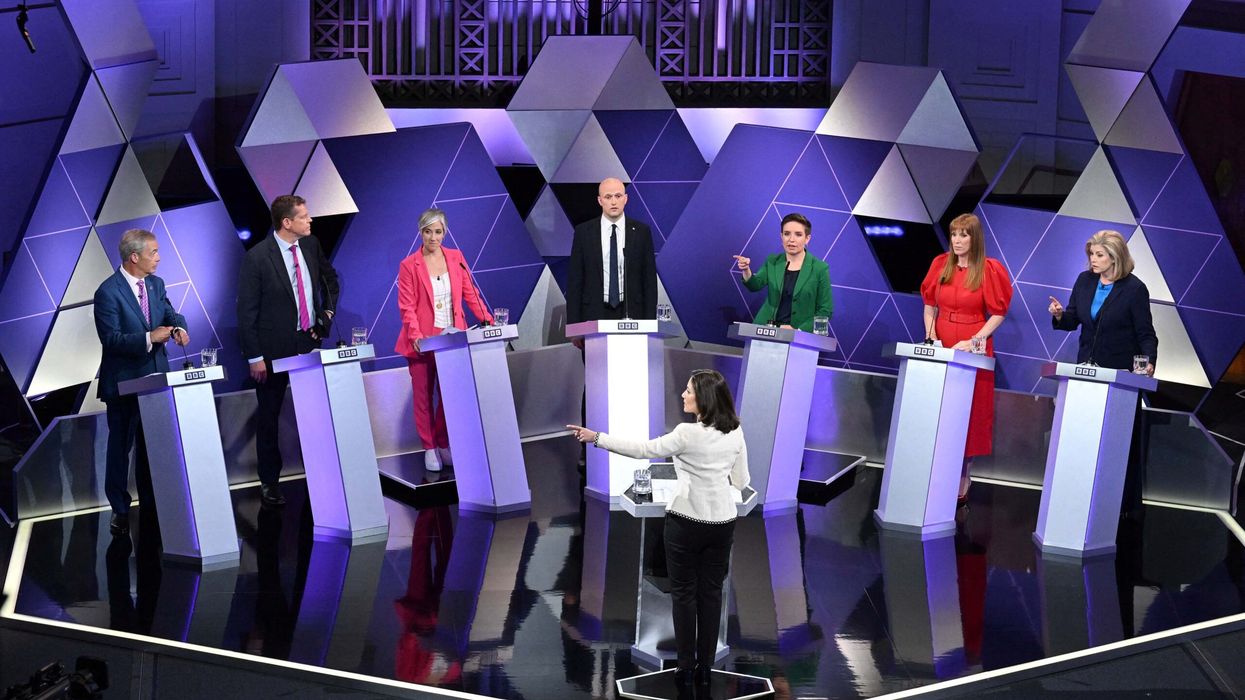 Labour, Tory leaders clash over taxes, defence