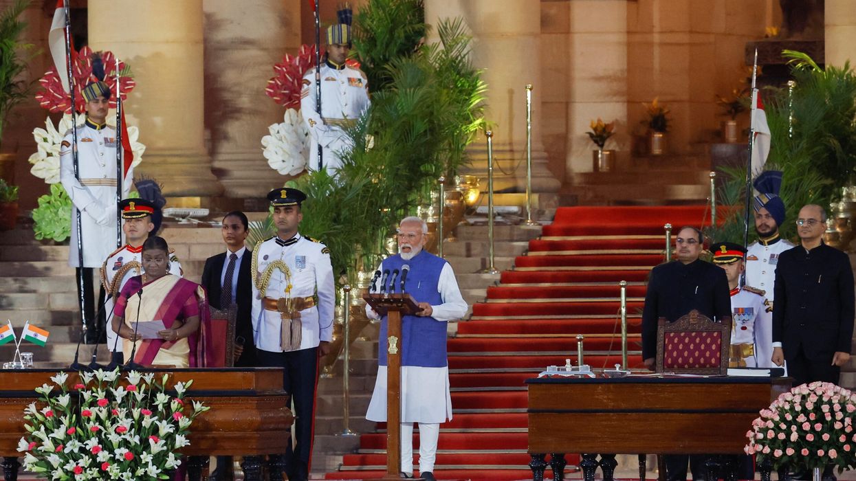 Modi sworn in as India's third-time prime minister