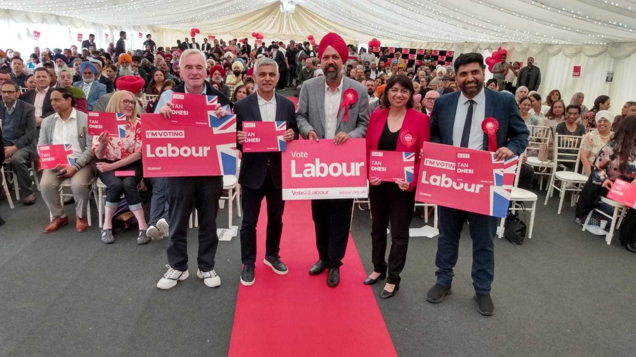 Khan and Malhotra support Dhesi at campaign launch