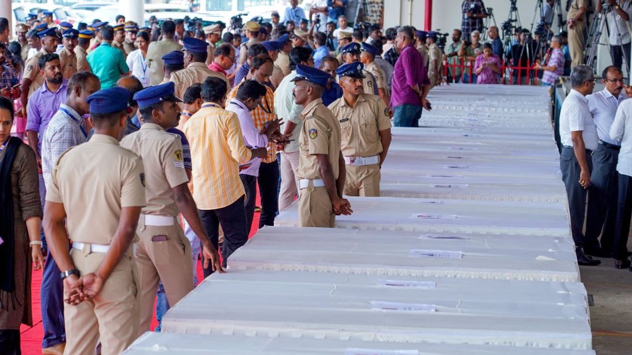 Relatives grieve as bodies of 45 Kuwait fire victims return to India