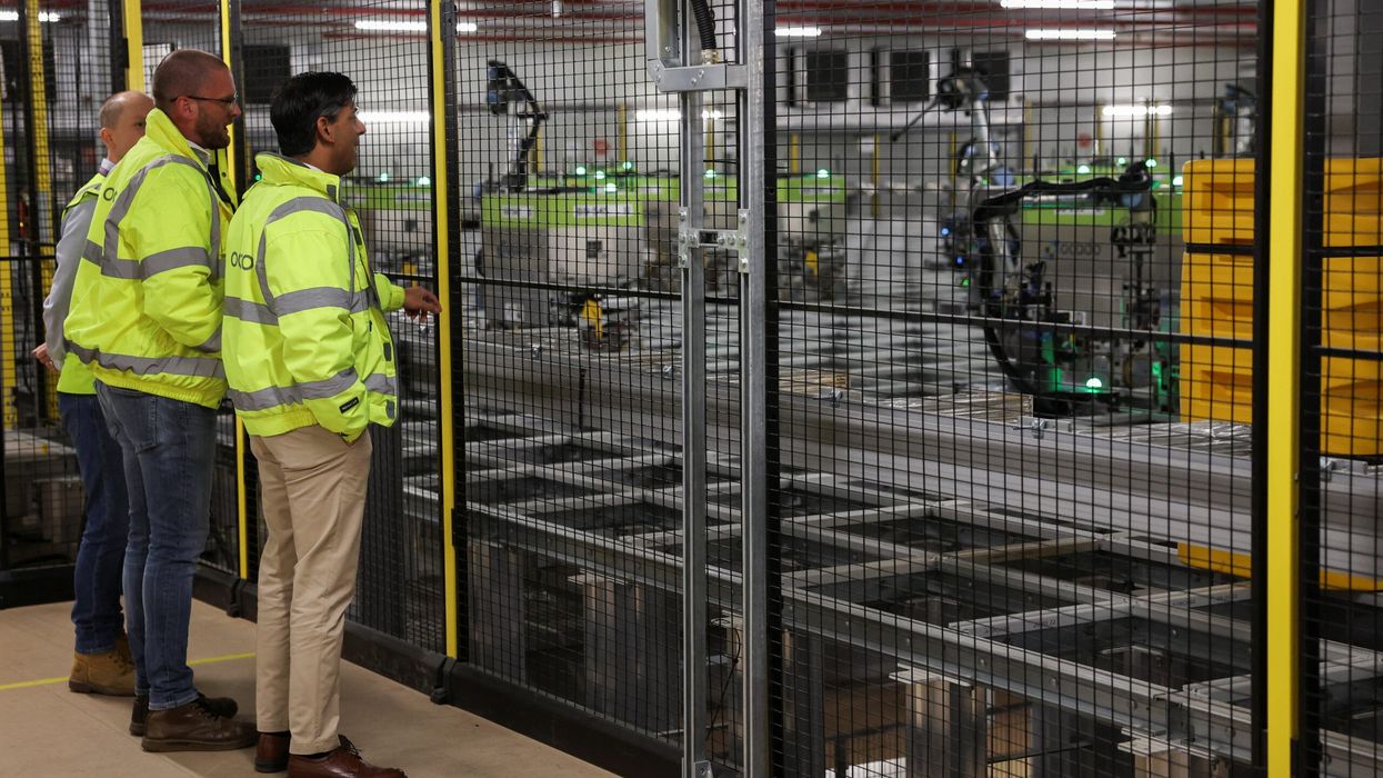 Sunak’s early morning campaign: Among robots and at McDonald's