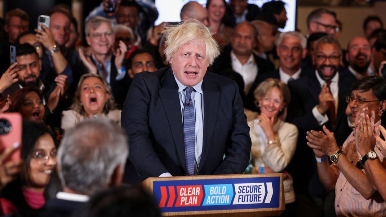 Johnson tries to fire up flagging Tory campaign