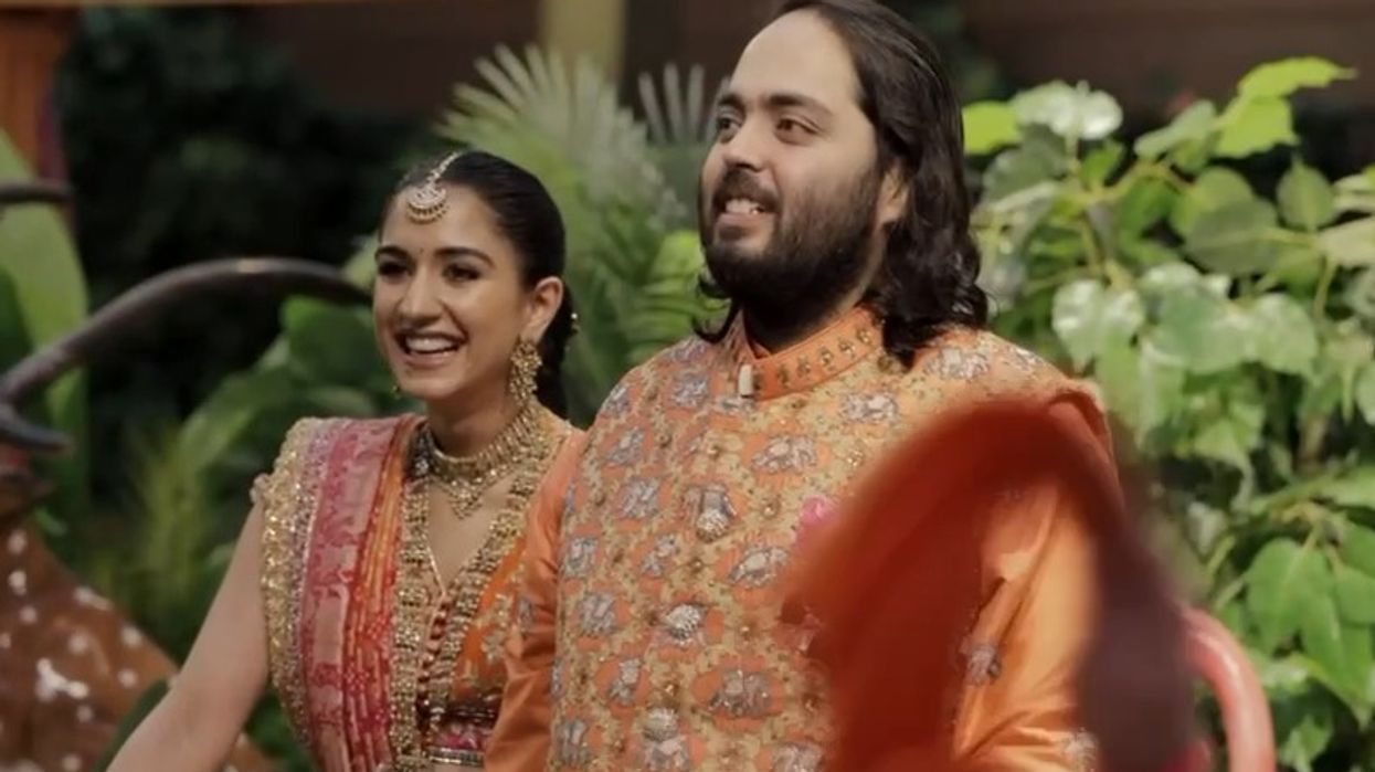 Inside pics of Anant, Radhika’s ‘Mosalu’ ceremony out