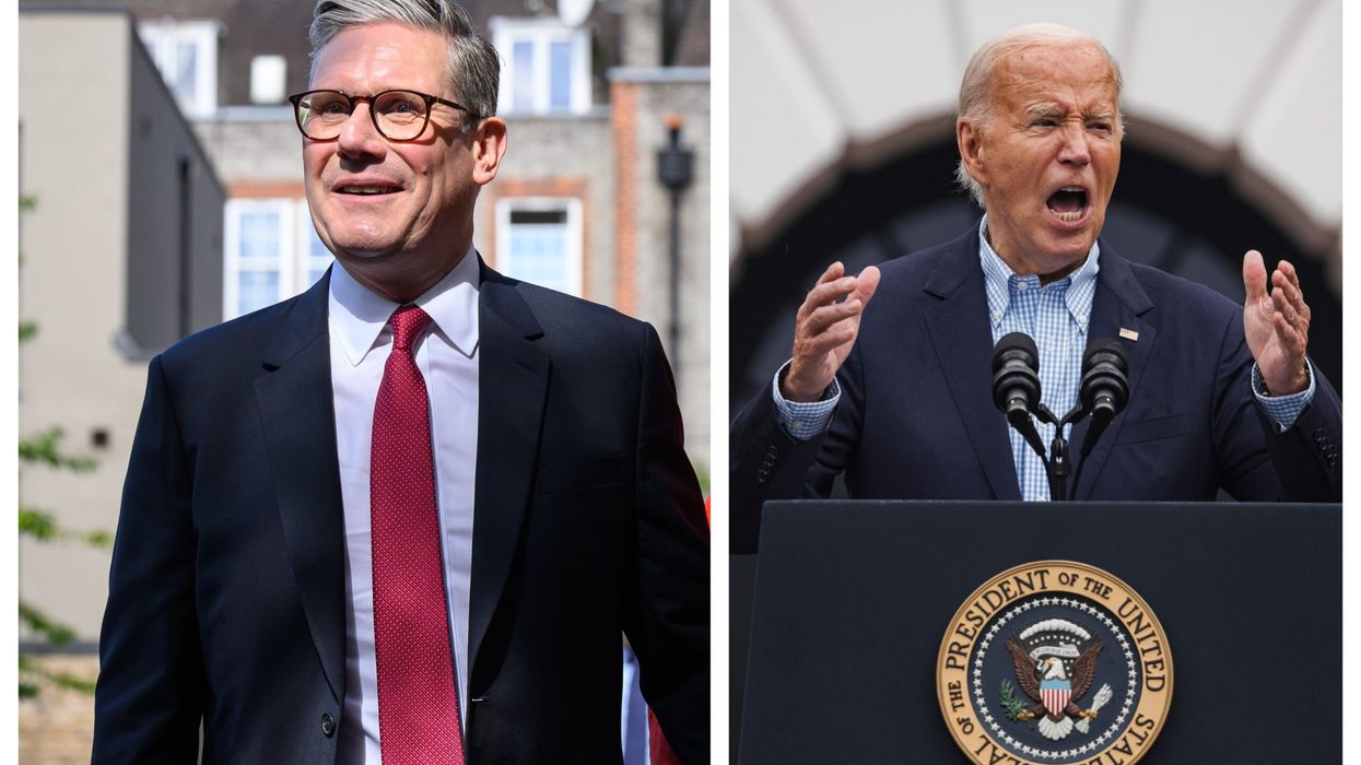 Starmer says support for Ukraine 'unwavering' as Biden calls him