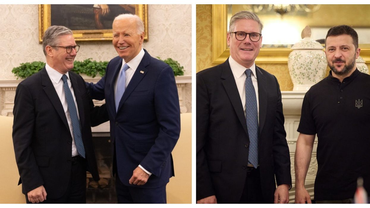 Starmer meets Biden at White House, pledges support for Ukraine