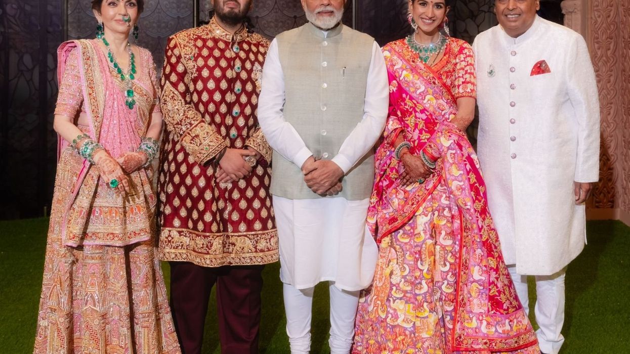 Star-studded wedding party resumes for Mukesh Ambani's son