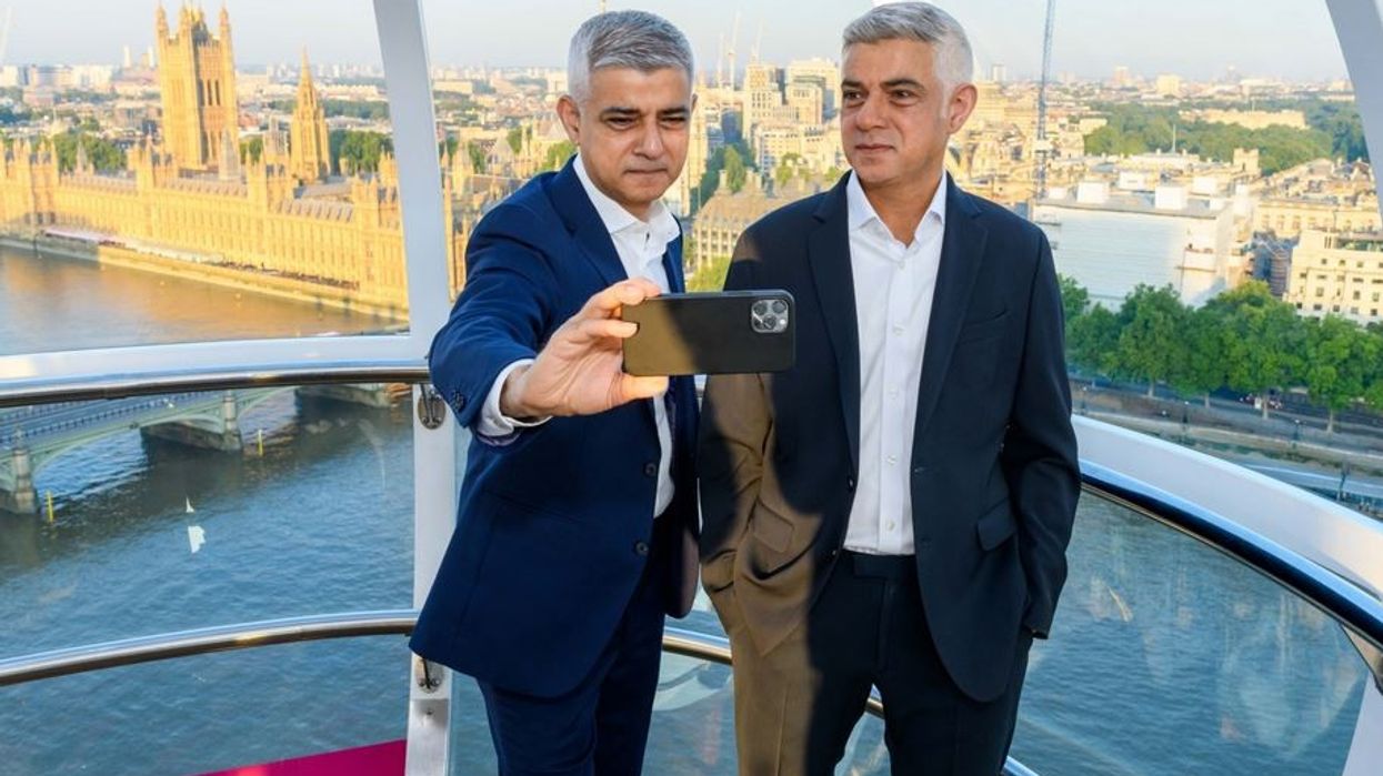 Khan unveils his Madame Tussauds figure on London eye