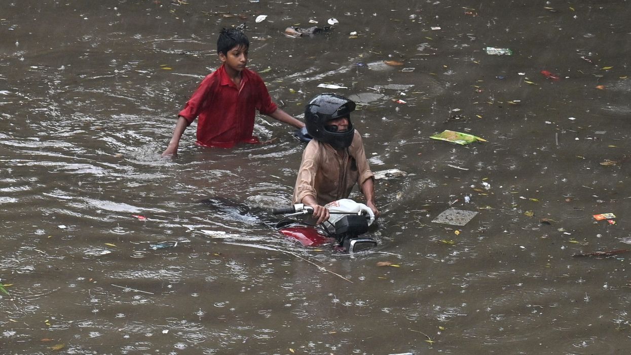 Record rainfall hits Lahore, flooding hospitals and streets
