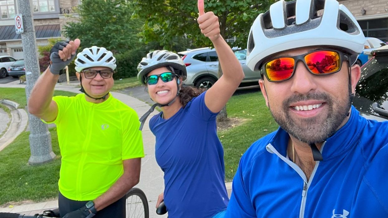 Cyclists on charity bike ride from London to Paris