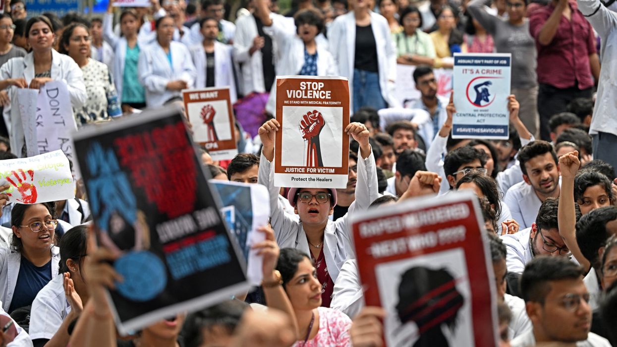 Nationwide doctors' strike in India over medic's rape and murder