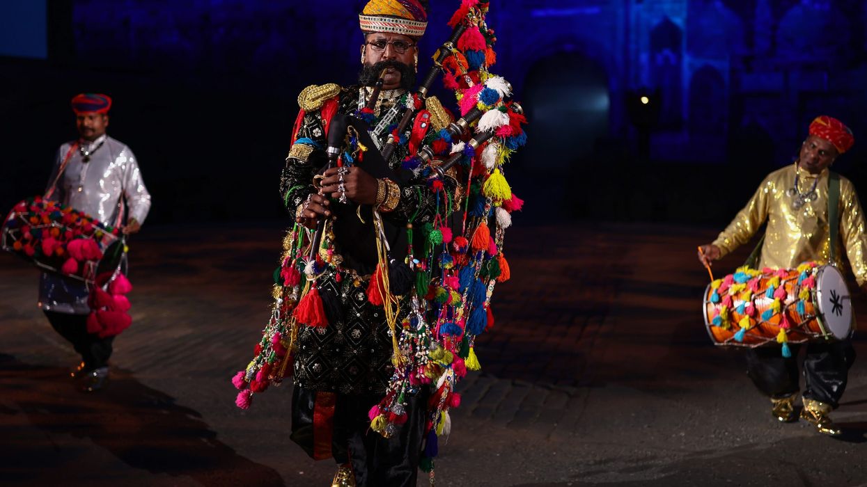 Indian culture shines at Royal Edinburgh Military Tattoo with Rajasthani bagpipers and Bhangra dancers