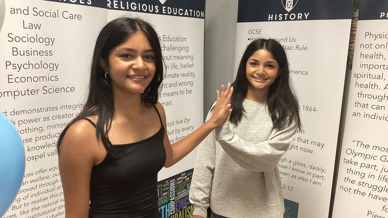 Asian twins celebrate ‘almost similar’ GCSE results