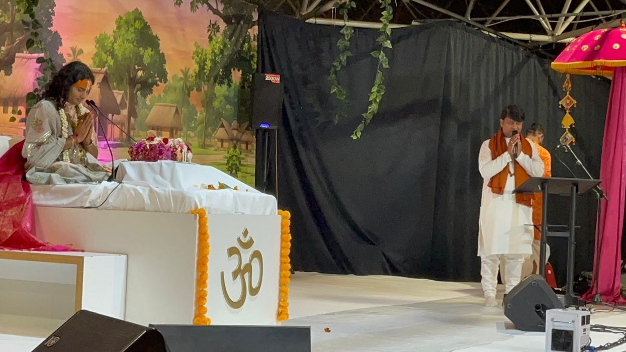 Seven-day Shrimad Bhagwat Katha Mahotsav begins in London