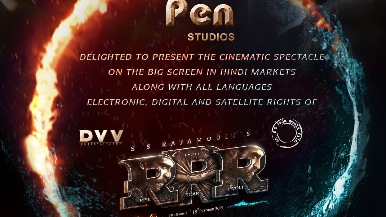 Pen Studios acquires North Indian theatrical rights of SS Rajamouli’s RRR