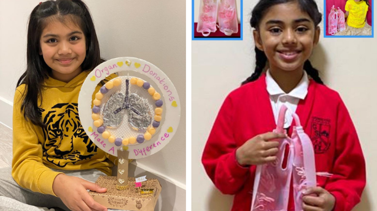 Nia Shah, 9, wins organ donation Diwali arts competition