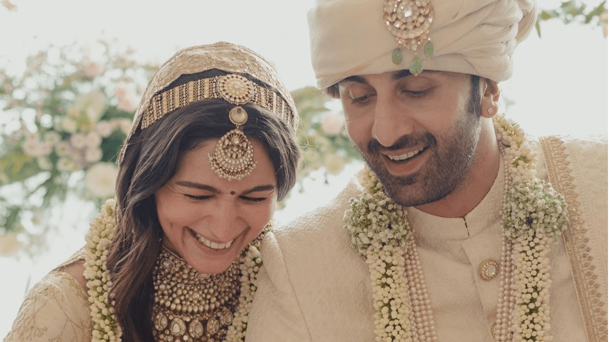 Alia Bhatt & Ranbir Kapoor's beautiful wedding pics- Alia wore outfits by designer Sabyasachi