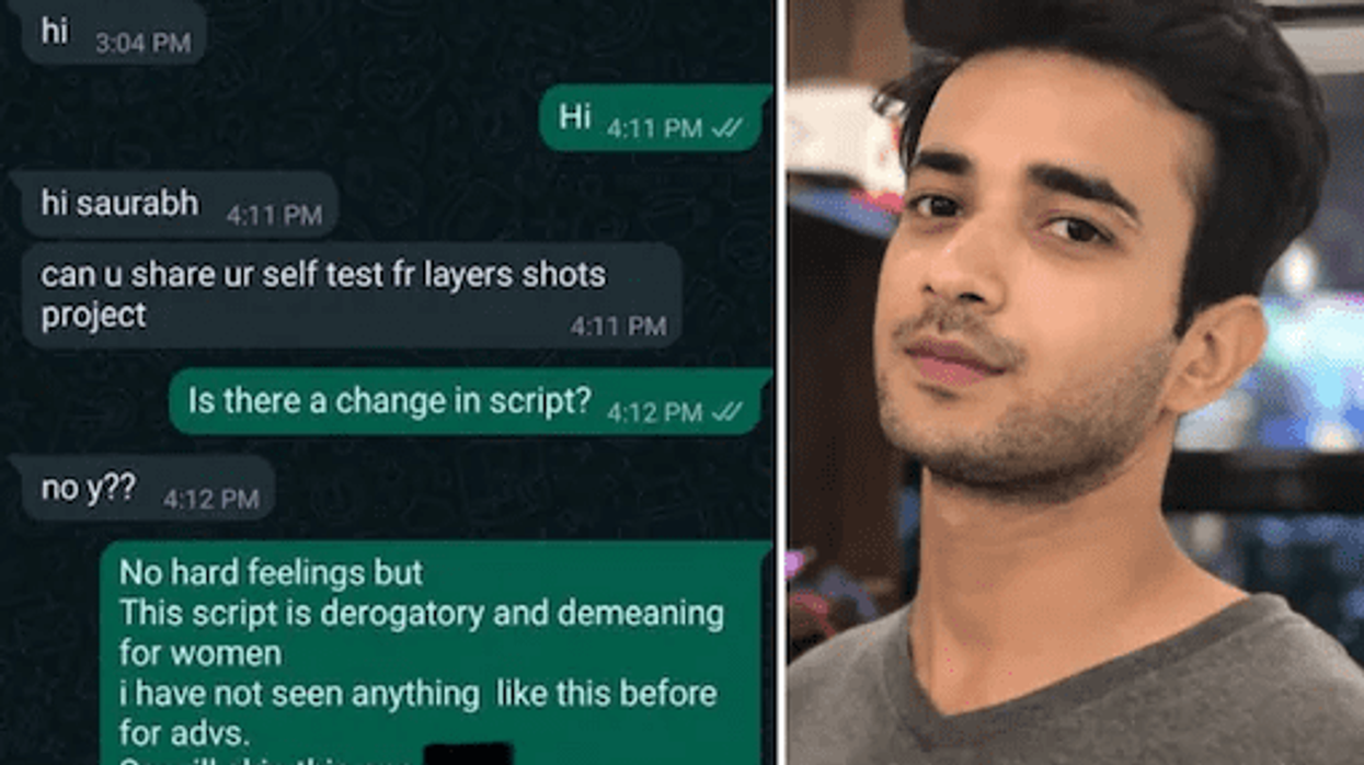 This actor said no to the controversial perfume ad promoting ‘gangrape culture,’ called it ‘derogatory and demeaning for women’