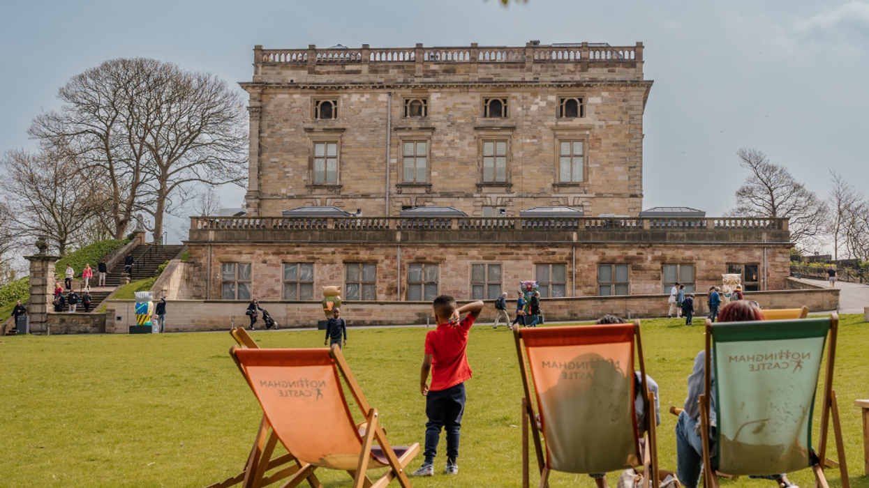 Signage at Nottingham Castle, associated with legend of Robin Hood, says tea and sugar are ‘spoils of empire’