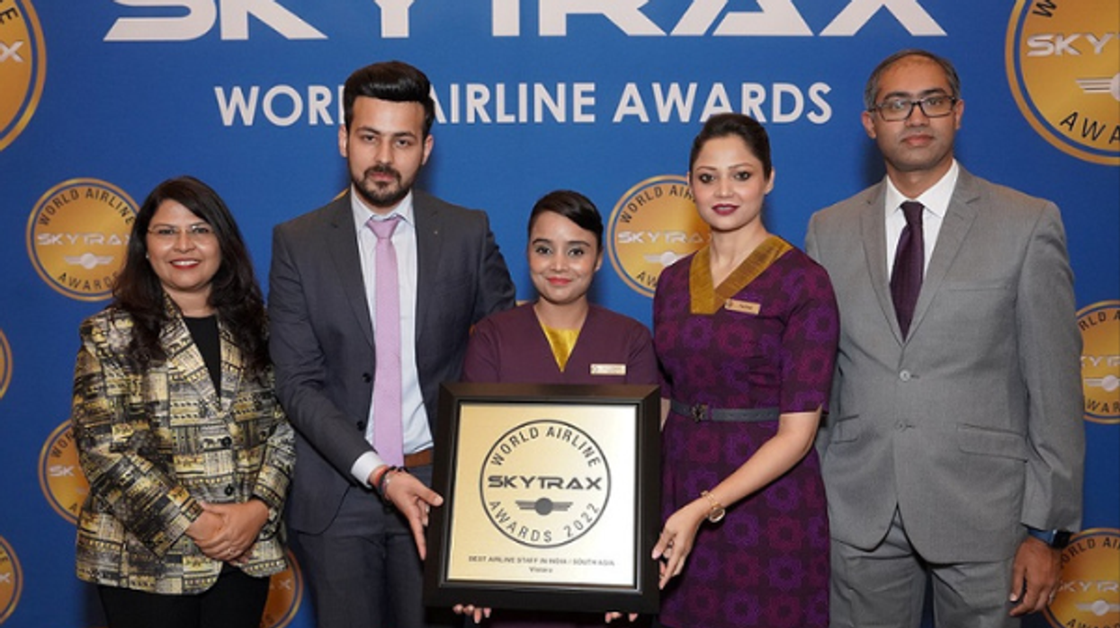 Rich haul for India's Vistara at 2022 World Airline Awards by Skytrax; named ‘Best Airline in India and Southern Asia’ for 2nd straight time