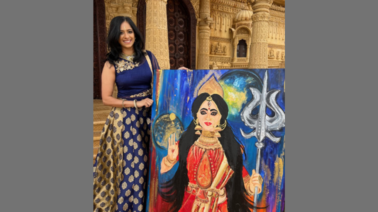 Meet Shreena Patel, a passionate artist who is selling her art to raise funds for London temple