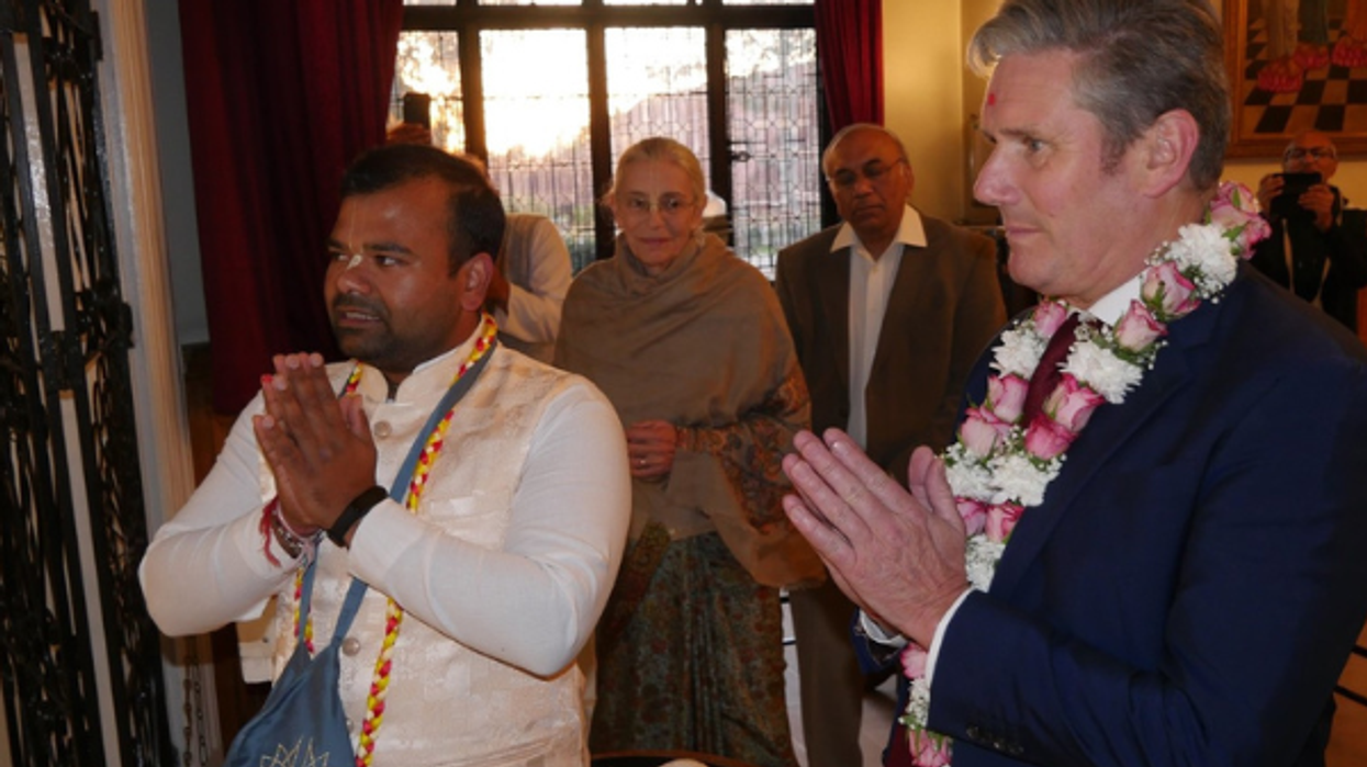 After joining Navratri festival, Labour leader Keir Starmer visits Bhaktivedanta Manor