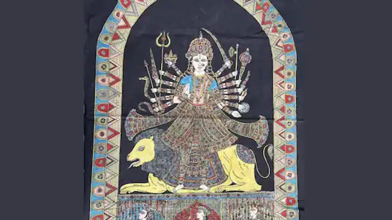 Modi gifts 'Mata Ni Pachedi' to Sunak - It is a handmade textile of Gujarat...