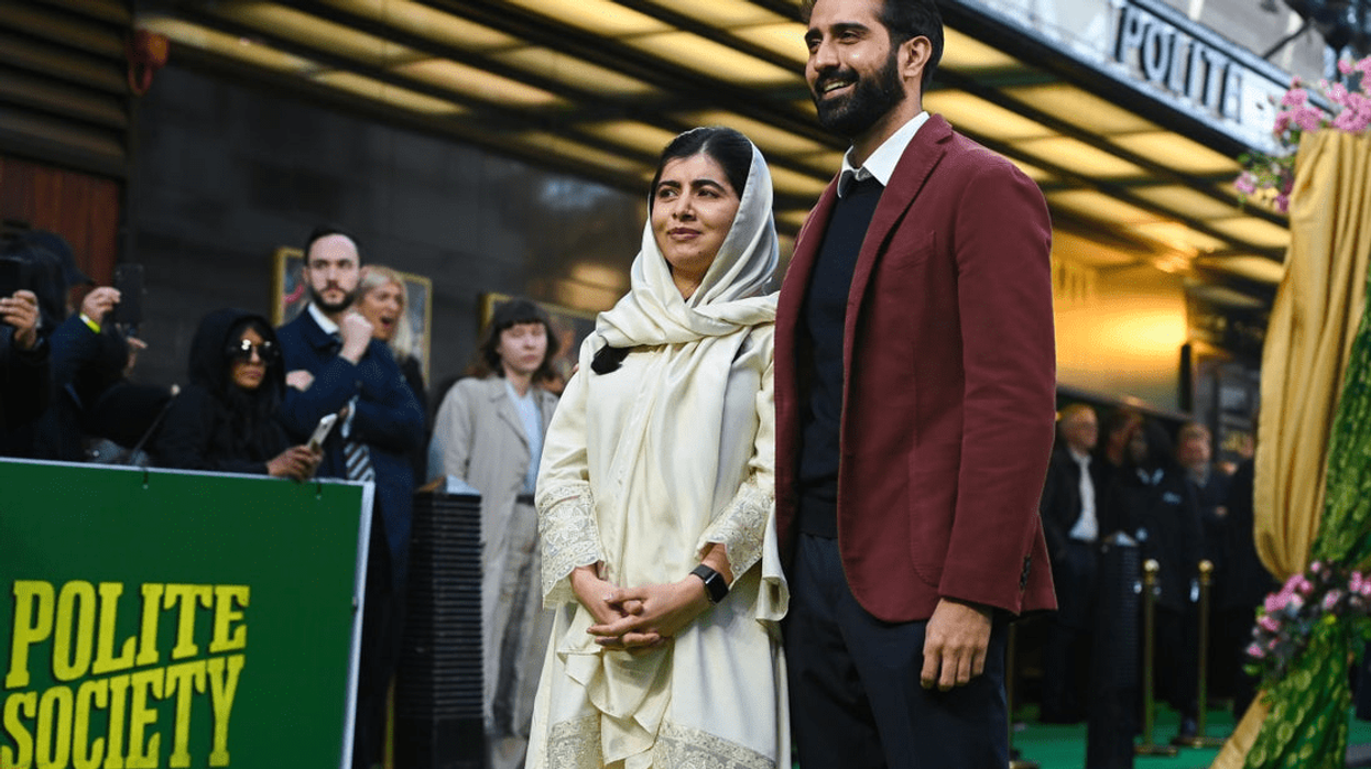 Malala Yousafzai joins cast and crew of Polite Society at UK premiere