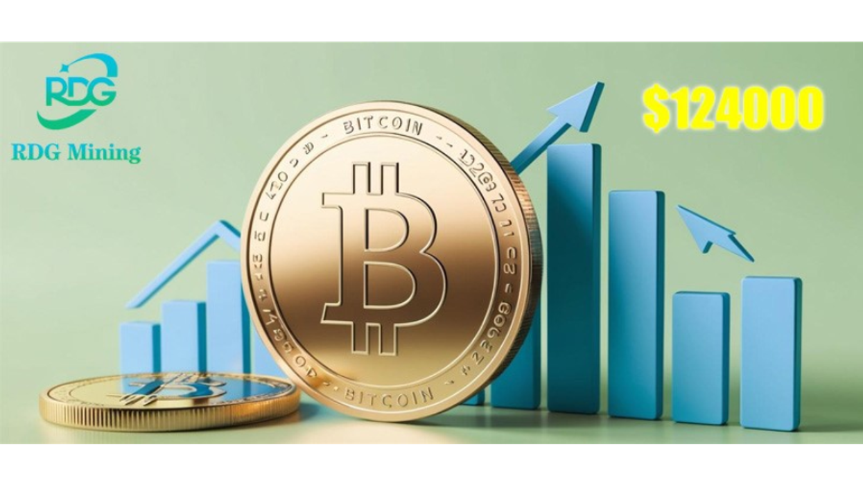 Bitcoin breaks through $124,000 to hit a record high. RDG Mining launches the highest-hashrate BTC and XRP cloud mining contracts.