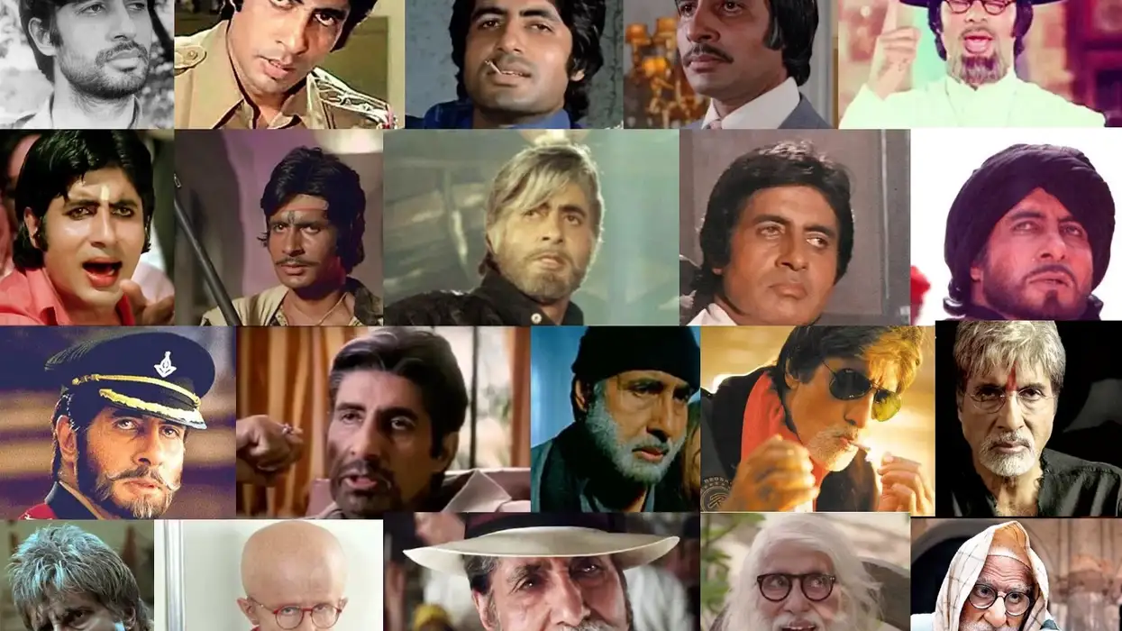The changing faces of Amitabh Bachchan