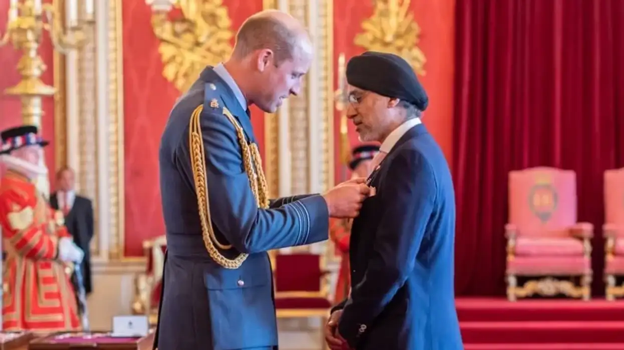 ‘Overwhelming experience’: Former alcoholic and de-addiction campaigner Jaz Rai receives OBE honour from Prince William