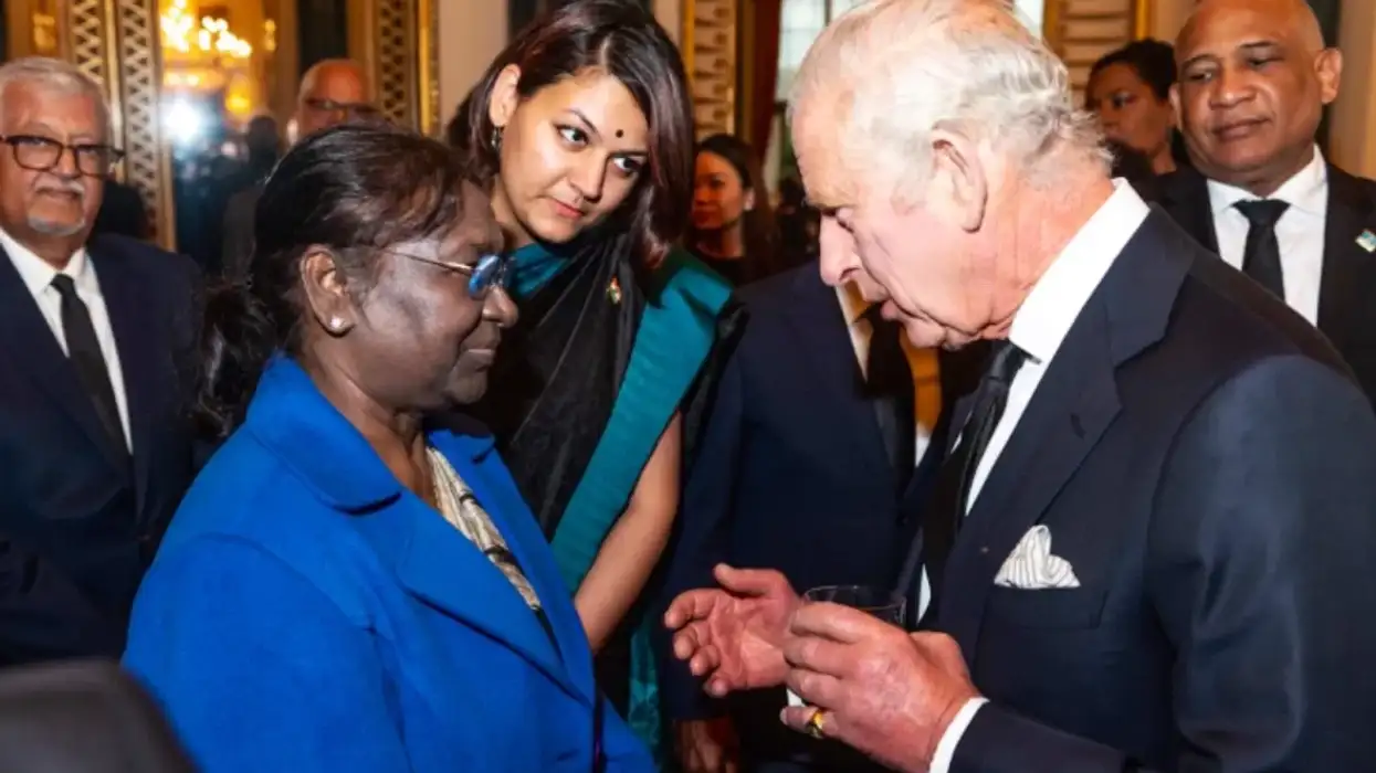 Indian President Droupadi Murmu meets King Charles III at Buckingham Palace