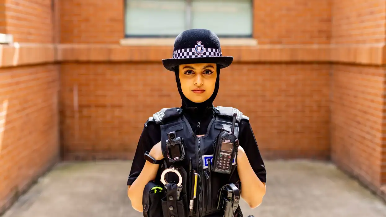 "It was quite empowering", says Britain's first hijab-wearing police officer