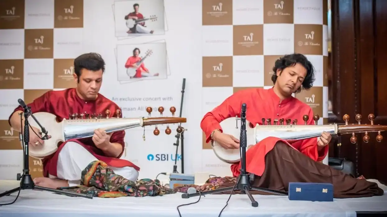 Indian Sarod maestro brothers Amaan Ali Bangash, Ayan Ali Bangash perform at Taj Rendezvous event series