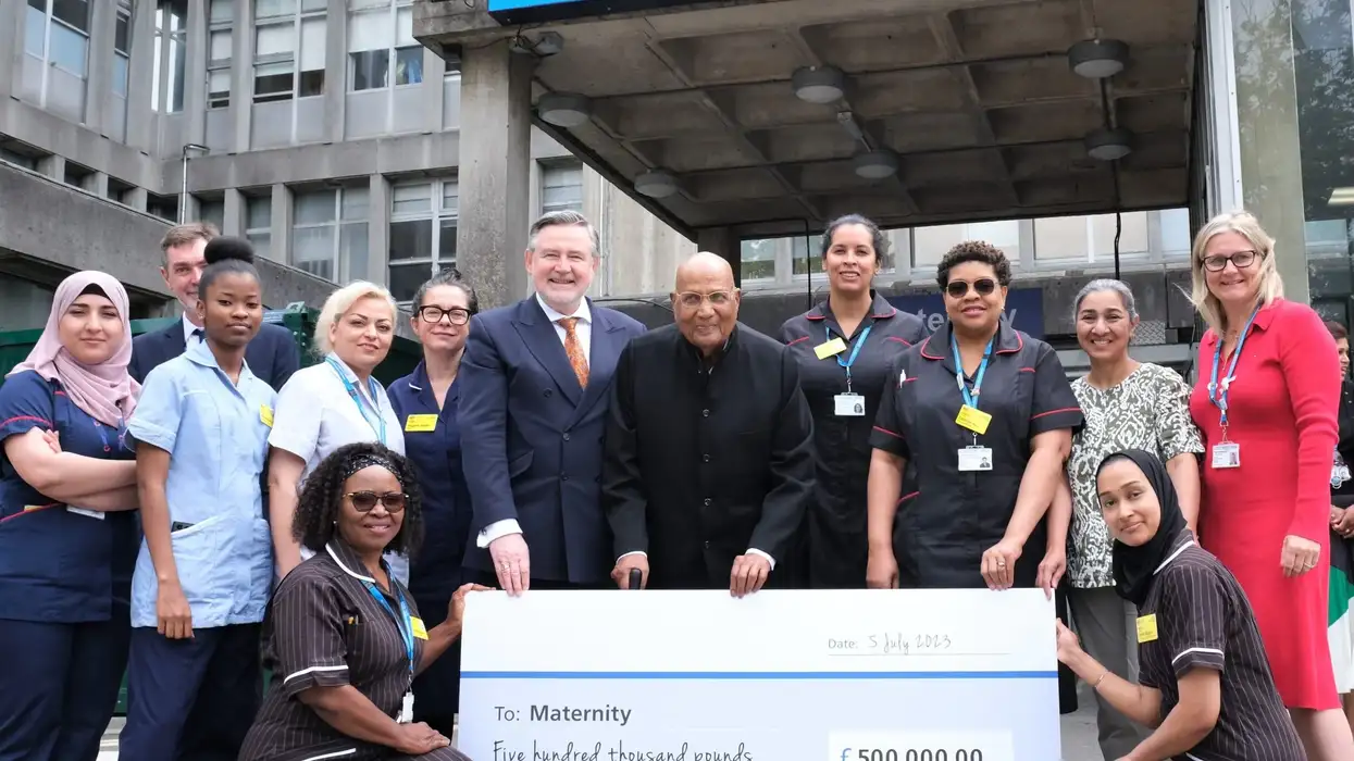 Lord Paul donates £500,000 to improve hospital's maternity unit in wife's memory