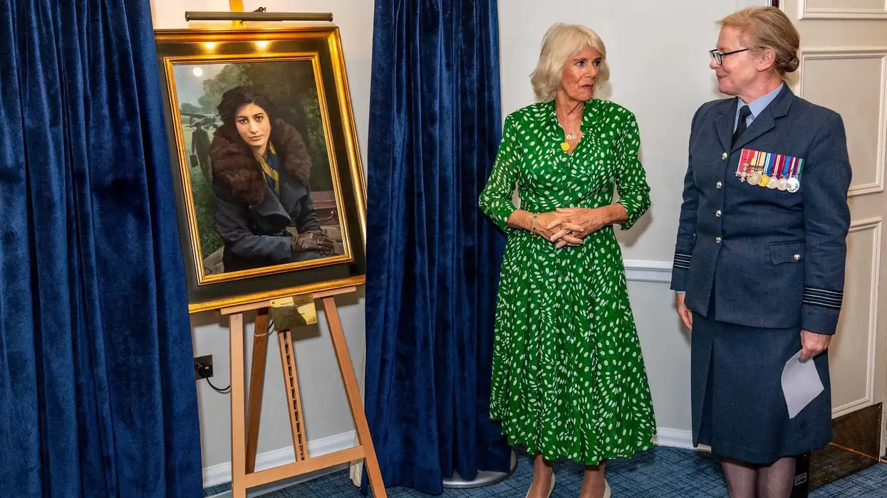Camilla unveils portrait of British Indian spy Noor Inayat Khan