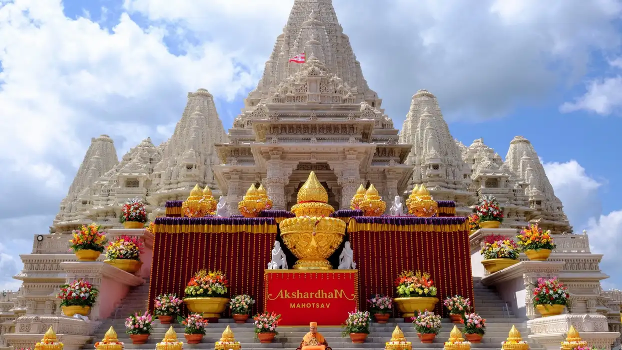 Kalash Pujan marks landmark occasion for BAPS Swaminarayan Akshardham