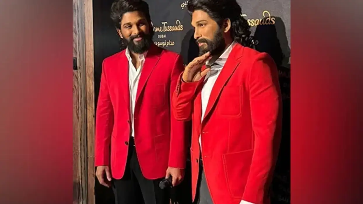 Allu Arjun unveils his wax statue at Madame Tussauds in Dubai