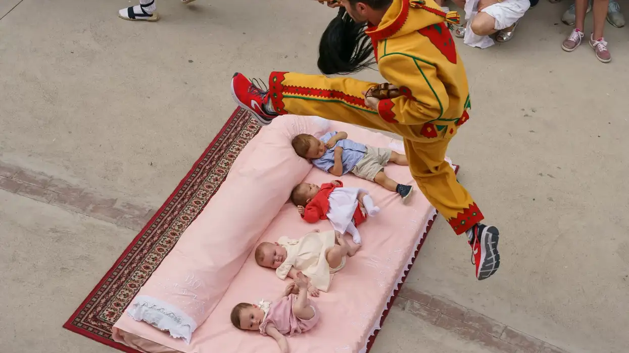 El Colacho, a baby jumping festival, a unique Spanish tradition to keep devil away