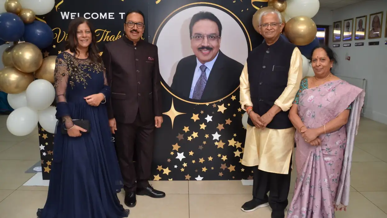 Community leader Vinod Thakrar celebrates 70th birthday