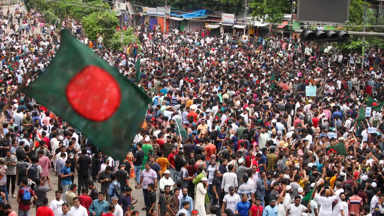 At least 100 killed in Bangladesh after Sheikh Hasina flees