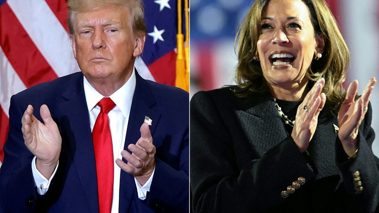 In a tight race, Trump vowed to guide the United States to 'new heights of glory,' while Harris asserted that 'momentum is on our side.' (Photo: Getty Images)