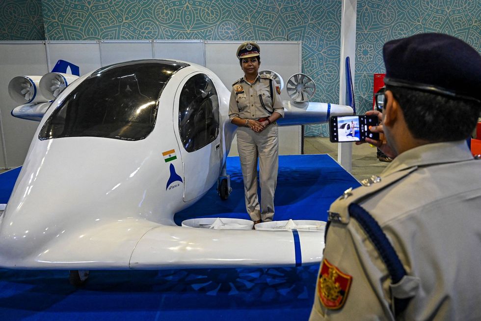 India's first flying electric taxi